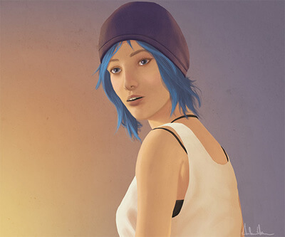 Life is Strange: Chloe Portrait (Sunset)